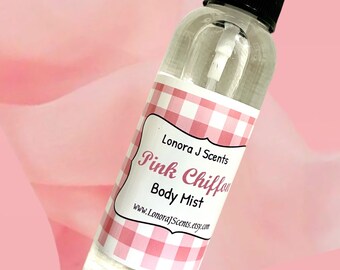 Pink Chiffon Fragrance Mist, Body Mist, Body Spray