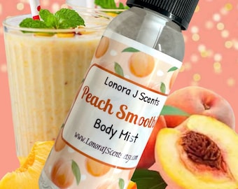 Peach Smoothie Body Mist, Cruelty Free Fragrance Spray