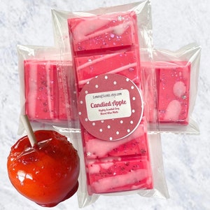Candied Apple Wax Melts, Snap Bar Wax melts,  Strong Wax Melts, Wax Tarts, Home Fragrance
