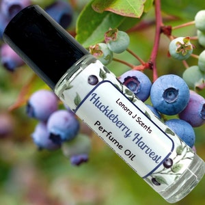 Huckleberry Harvest Roll On Perfume Oil, Perfume Oil Roll On, Perfume Roll On, Roll On Fragrance