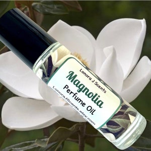 Magnolia Roll On Perfume Oil, Perfume Oil Roll On, Perfume Roll On, Roll On Fragrance