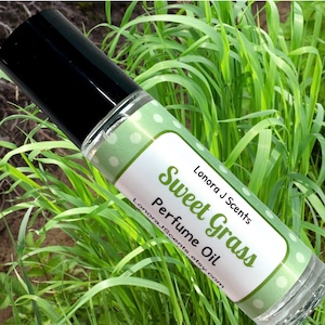 Sweet Grass Roll On Perfume Oil, Perfume Oil Roll On, Perfume Roll On, Roll On Fragrance