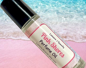 Pink Shores Perfume Oil Roll On, Tropical Scent