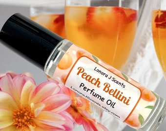 Peach Bellini Roll On Perfume Oil, Perfume Oil Roll On, Perfume Roll On, Roll On Fragrance