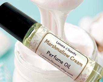 Marshmallow Cream Perfume Oil, Perfume Oil Roll On, Perfume Roll On, Roll On Fragrance