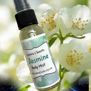 Jasmine Body Mist, Body Spray, Fragrance Mist, Floral Body Spray