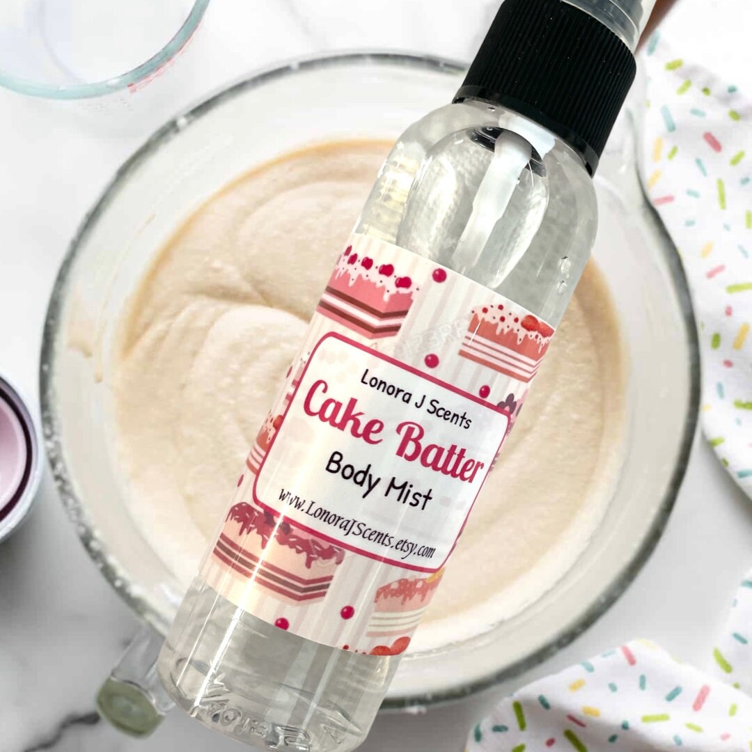 Cake Batter Body Spray, Body Mist, Fragrance Mist, Body Splash, Perfume