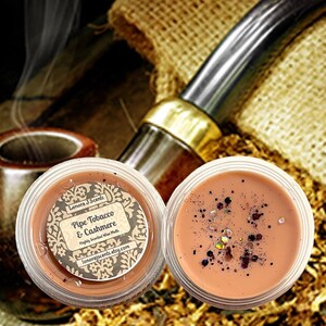 Pipe Tobacco and Cashmere Shot Cup Wax Melts, Wax Tarts, Wax Melts for Warmers, Home Fragrance