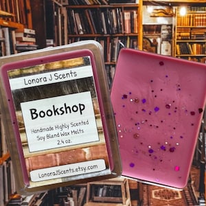 Bookshop Scented Wax Melts, Wax Tarts, Wax Melts for Warmers, Home Fragrance