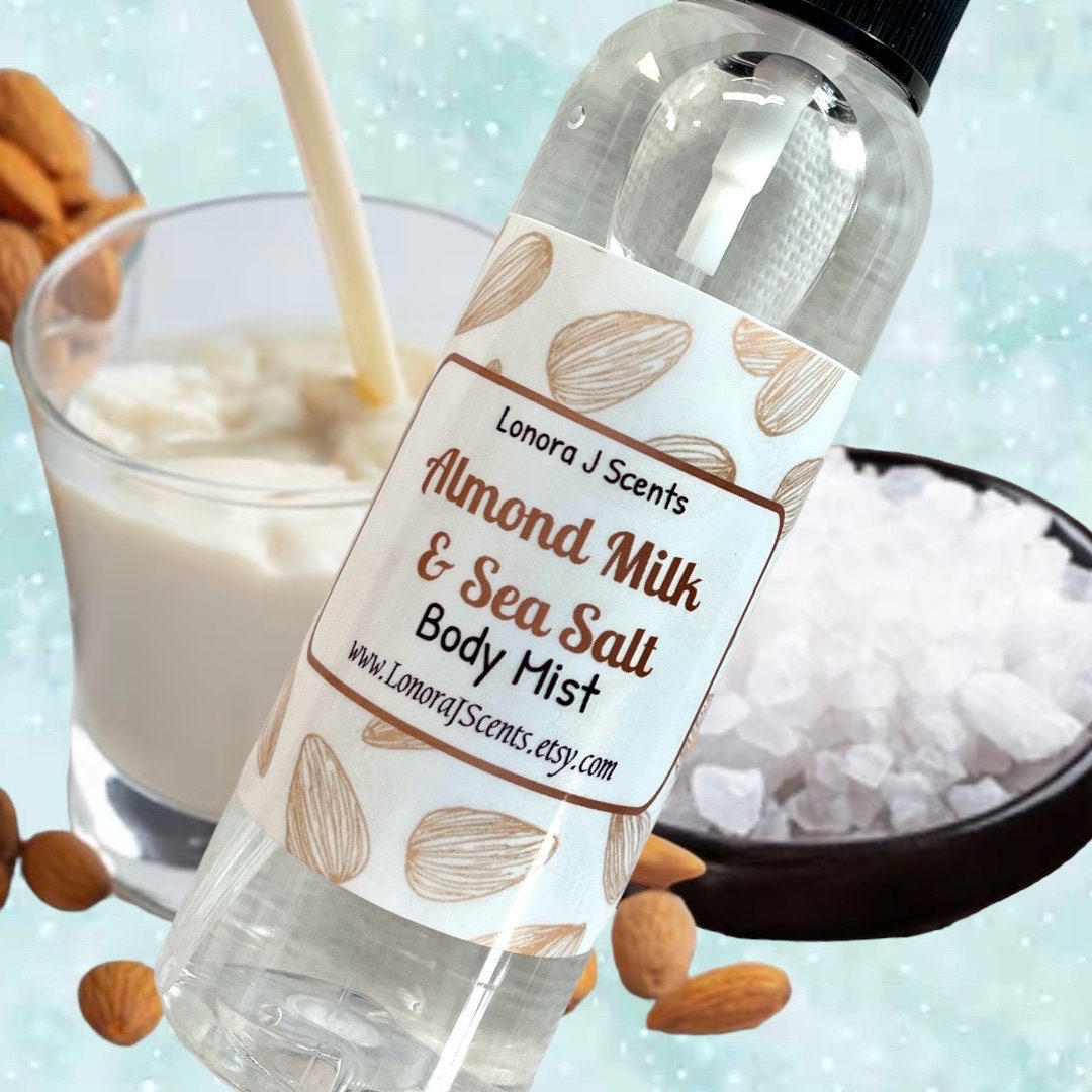 Almond Milk and Sea Salt Body Spray, Body Mist, Fragrance Mist, Body
