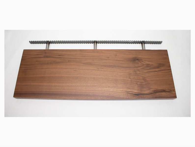 White Oak Floating Wood Shelves With Hidden Bracket Etsy