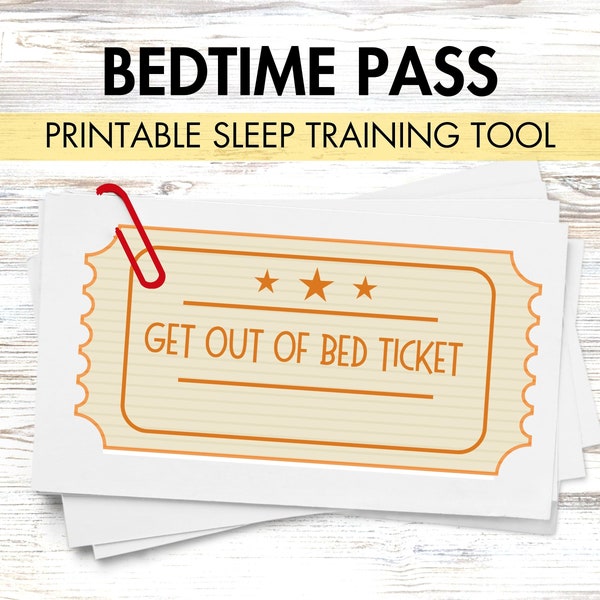 Get Out Bed Ticket Etsy