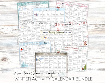 Activity Calendar Canva Template for Recreation Director, Bulletin Board Theme for Long Term Care Senior Living or Disability Day Program
