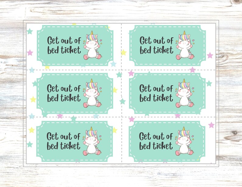 Bedtime Pass for Sleep Training Toddlers Printable Get Out of - Etsy