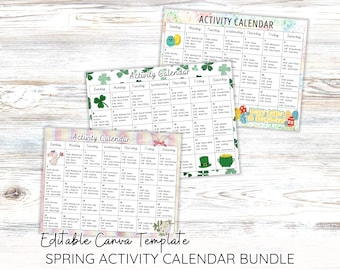Activity Calendar Canva Template for Recreation Director, Bulletin Board Theme for Long Term Care Senior Living or Disability Day Program