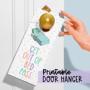 Bedtime Pass, Get Out of Bed Ticket, Stay in Own Bed Incentive Program Sleep Training Toddlers, Bedtime Routine Printable, Encourage Sleep