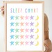 Sleep Chart Toddler Stay in Bed Sticker Chart Printable Reward System ...