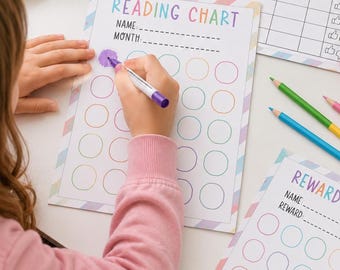 Printable Rainbow Reward Chart for Kid Sticker Chart Positive Behavior Reward System Classroom Sticker Chart Homeschool Teacher Resource