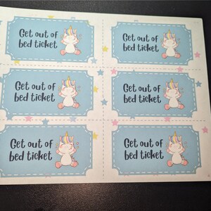 Bedtime Pass for Sleep Training Toddlers, Printable Get Out of Bed ...