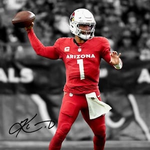 Kyler Murray Arizona Cardinals Foto Autógrafo Impressão Pôster Arte de Parede Decoração de Casa