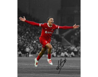 Trent Alexander-Arnold Signed Photo Print Autograph Wall Art