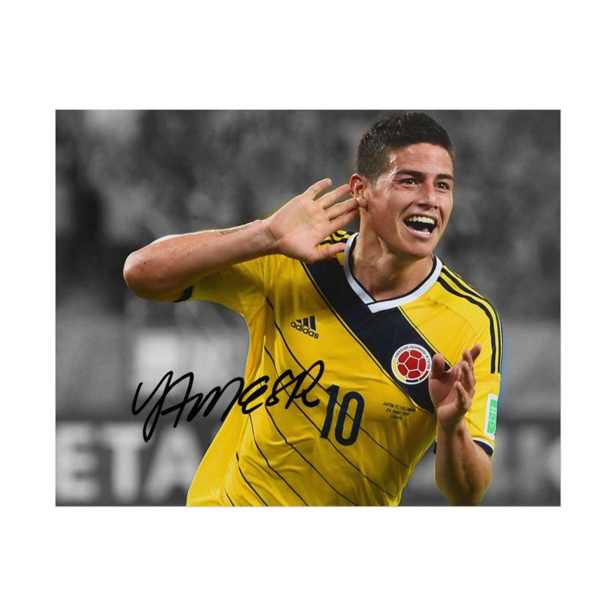 サッカー選手 ハメス・ロドリゲス & トニ・クロース 直筆サイン入り写真　ax サッカー選手 ハメス・ロドリゲス & トニ・クロース 直筆サイン入り