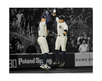 Aaron Judge Ben Rice Signed Photo Print Autograph Wall Art