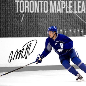 AustonMatthes Toronto Maple Leafs signiertes Foto Autogramm Druck Poster Wand Kunst Home Decor