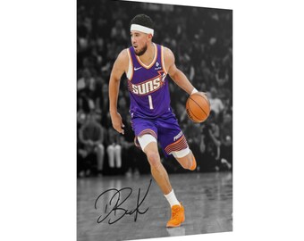デビン・ブッカー直筆サイン入り写真プリント（サイン入り壁掛けアート