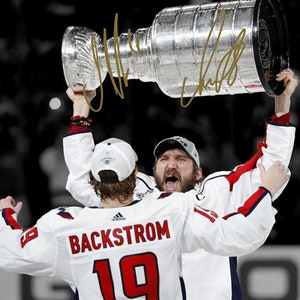 Alex Ovechkin Nicklas Backstrom Washington Capitals Signed Photo Autograph Print Poster Wall Art Home Decor