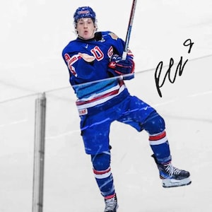 Ryan Leonard Epic Goal Celebration Signed Photo Autograph Print