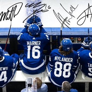 Auston Matthews Toronto Maple Leafs Signature Design Unisex