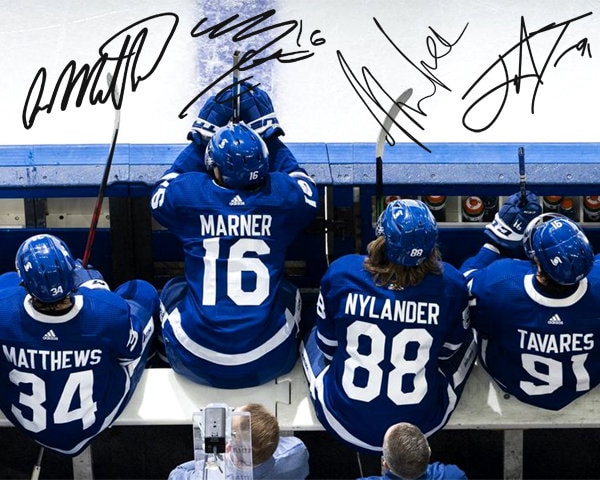 Lids Auston Matthews, Mitchell Marner and William Nylander Toronto