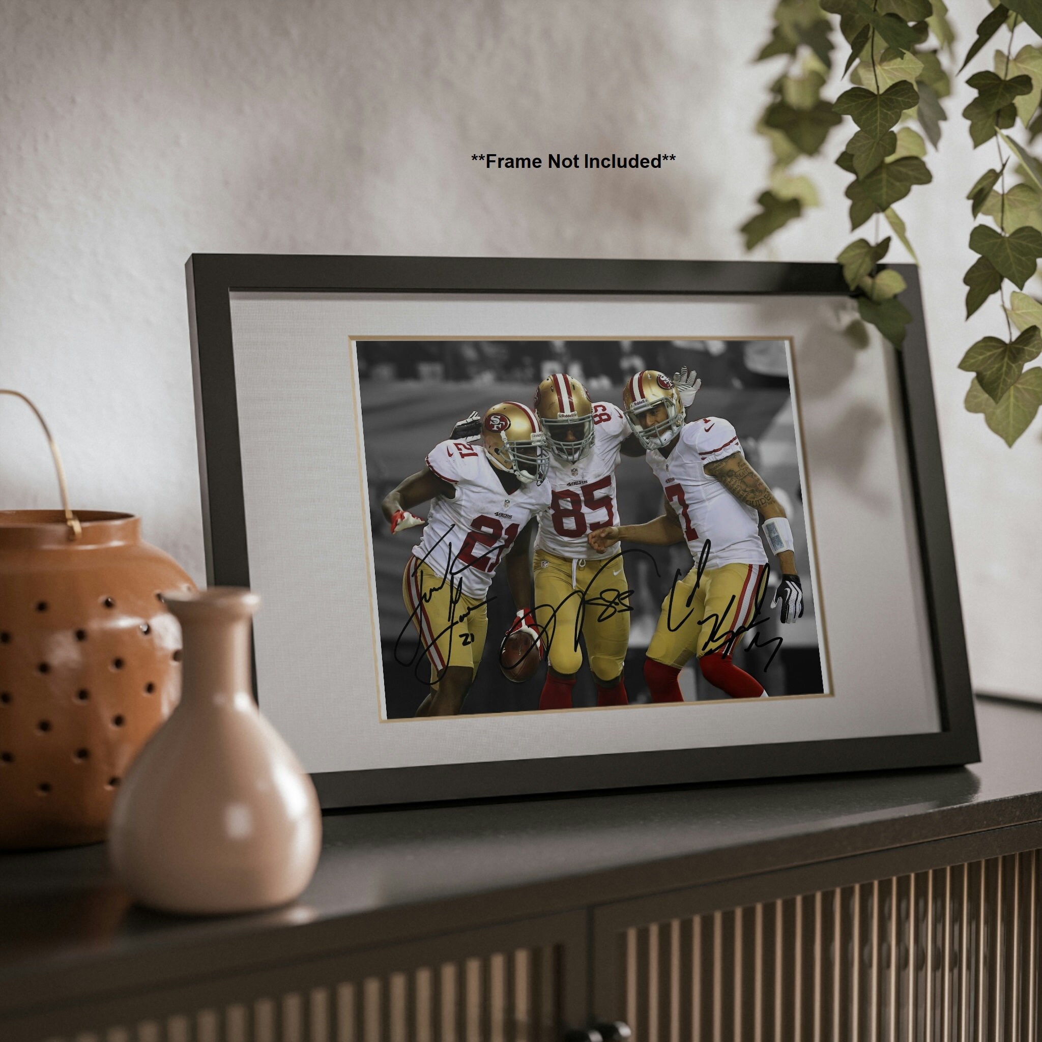 Colin Kaepernick Frank Gore Vernon Davis San Francisco 49ers
