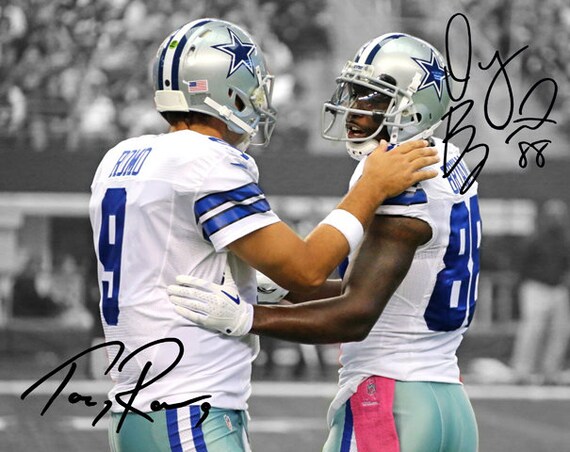 Highland Mint - Pièce En Argent Tony Romo Dallas Cowboys - Édition Limitée 09/500 - Cadre Photo 18x22