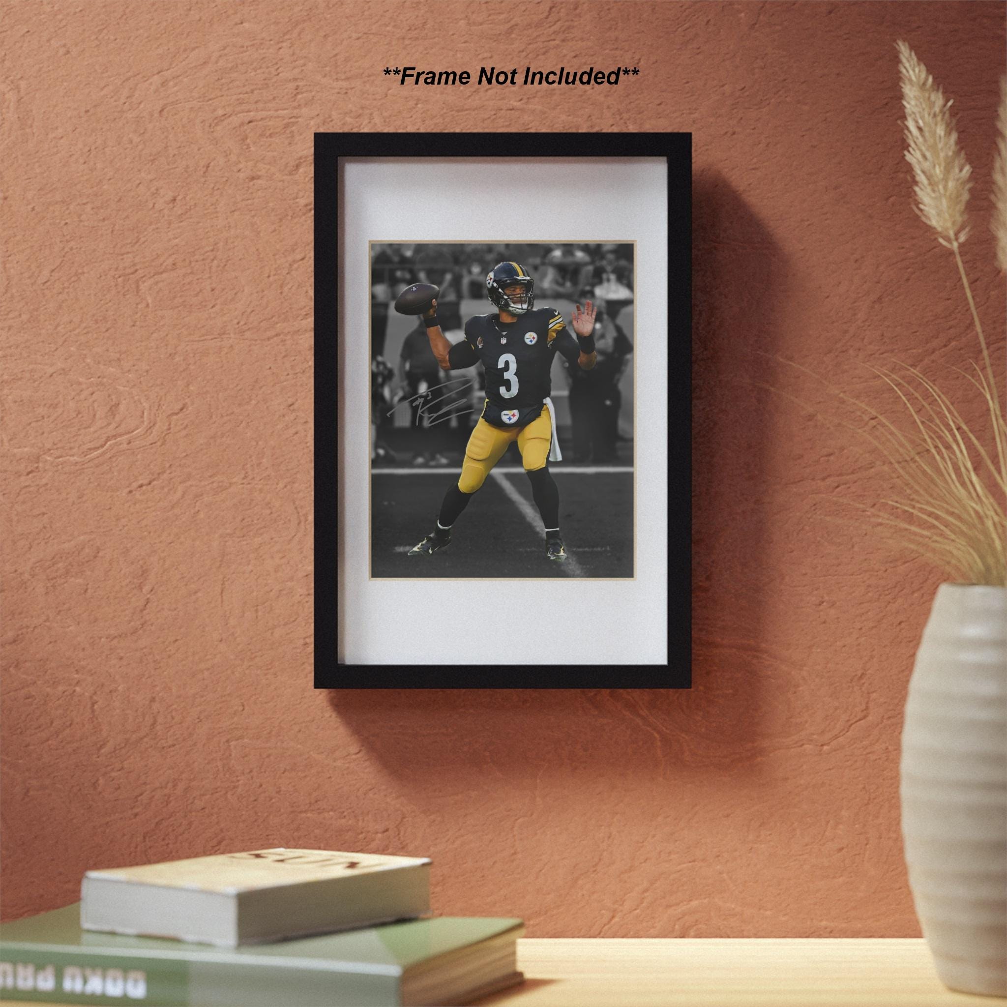 D'Angelo Russell Print Signed Mounted Photo Display #01