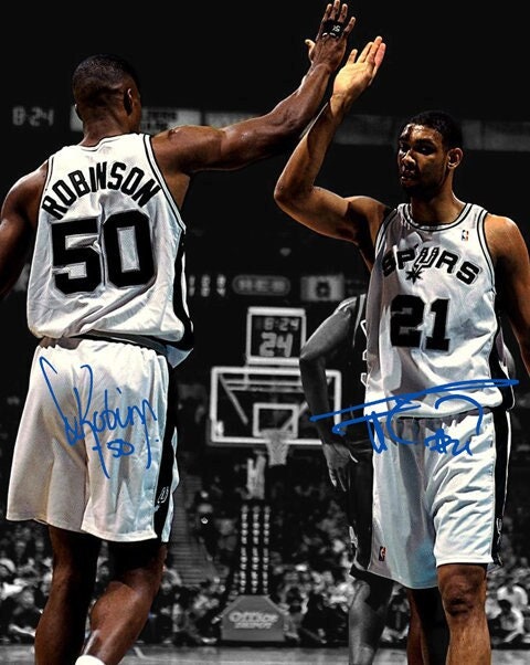 Jersey Tim Duncan Hall Of Fame Framed Spurs Trio Wembanyama