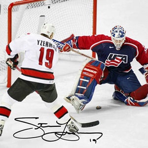 Steve Yzerman Team Canada signiertes Foto Autogramm Druck Poster Wand Kunst Home Decor