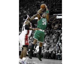 Paul Pierce Signed Digital Poster Wall Art Home Decor (Instant Digital Download)