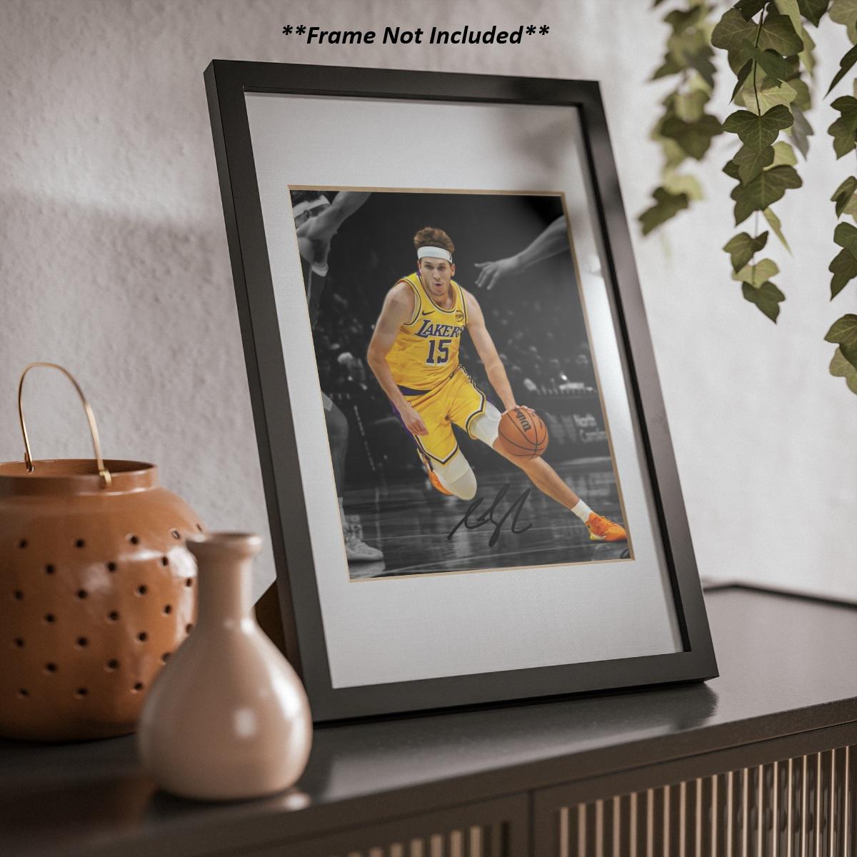 Austin Reaves LA Lakers Signed Photo Autograph Print Poster Wall 