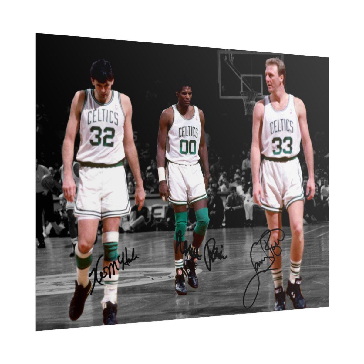 Larry Bird Kevin Mchale Robert Parish Basketball Legends Big 3