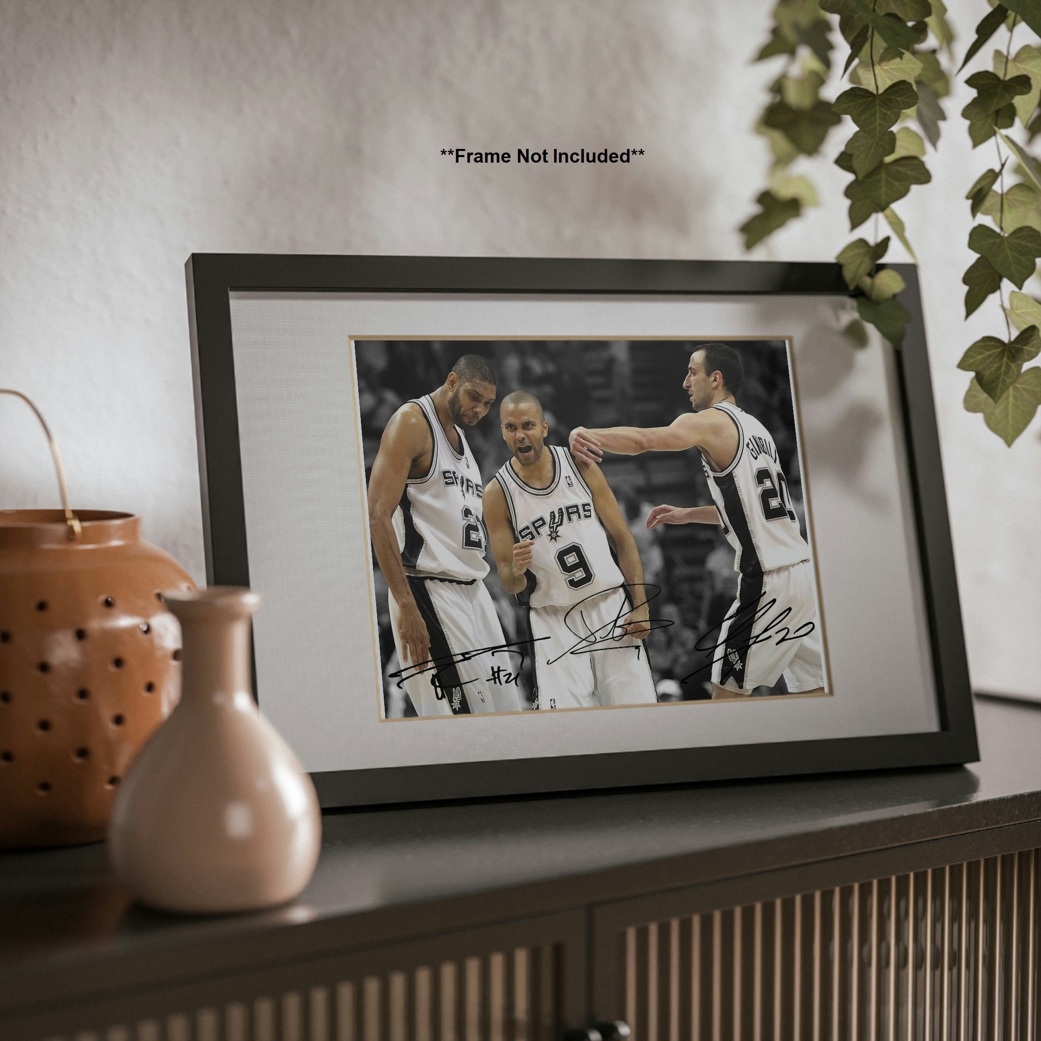 Tim Duncan Tony Parker Manu Ginobli San Antonio Spurs Legends