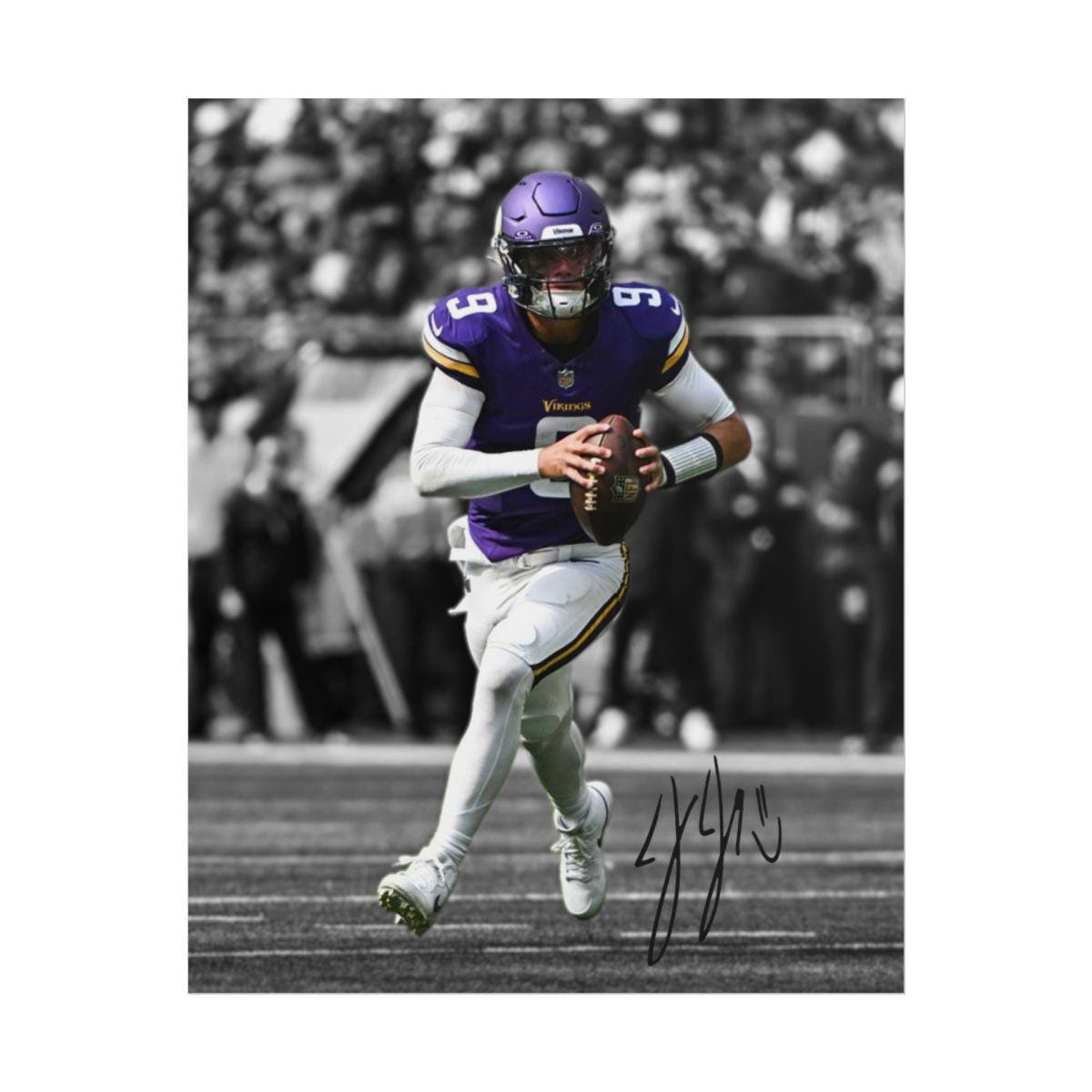 JJ Mccarthy Signed Photo Autograph Print Poster Wall Art Home
