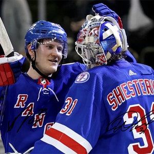 New York Rangers Igor Shesterkin 11 X 17 Color Poster 