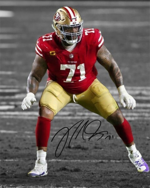 トレント ウィリアムズ サンフランシスコ 49ers 直筆サイン入り写真