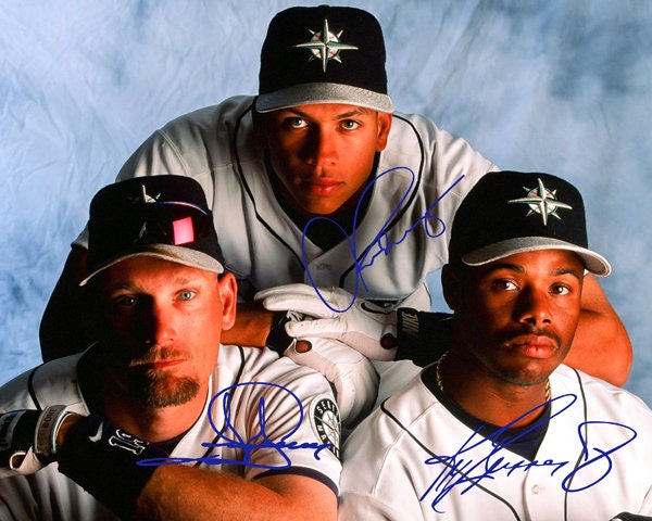 Ken Griffey & Alex Rodriguez Seattle Mariners LIMITED STOCK 8X10 Photo 