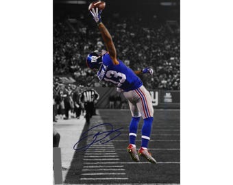 Odell Beckham Jr Epic One Hand Catch Signed Digital Poster Wall Art Home Decor (Instant Digital Download)
