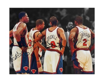 Vintage 90s Knicks Allan Houston Jersey: 1999 NBA Finals Starter