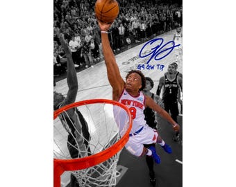 OG Anunoby the Winning Shot Signed Digital Poster Wall Art Home Decor (Instant Digital Download)