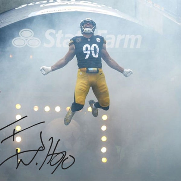 TJ Watt Signed Photo Autograph Print Poster Wall Art Home Decor